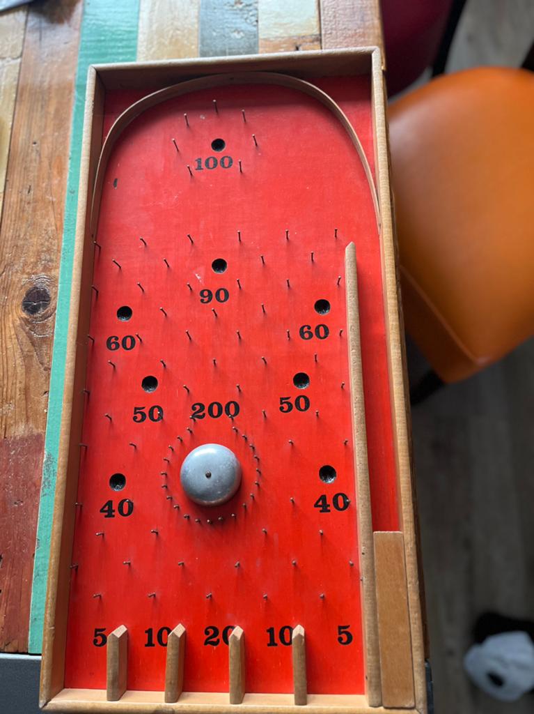 Antiek flipperspel, Antiek en Kunst, Antiek | Speelgoed, Ophalen of Verzenden