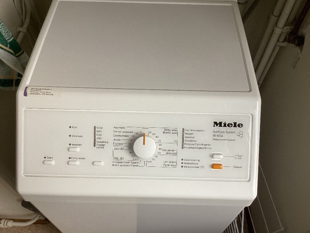 Wasmachine, Witgoed en Apparatuur, Ophalen, 1200 tot 1600 toeren, Gebruikt, 4 tot 6 kg