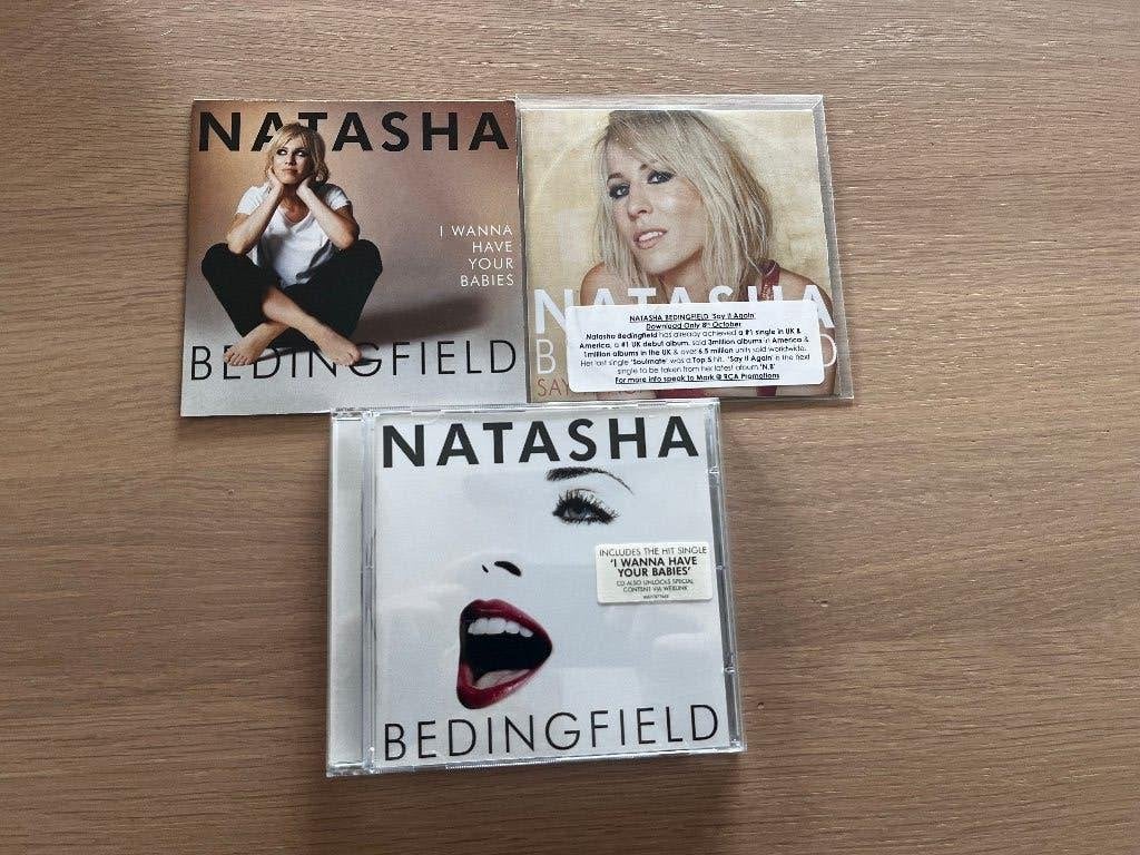 Natasha Bedingfield 3x CD / Single / Promo - Strip me away, Pop, Ophalen of Verzenden, Single, Promo