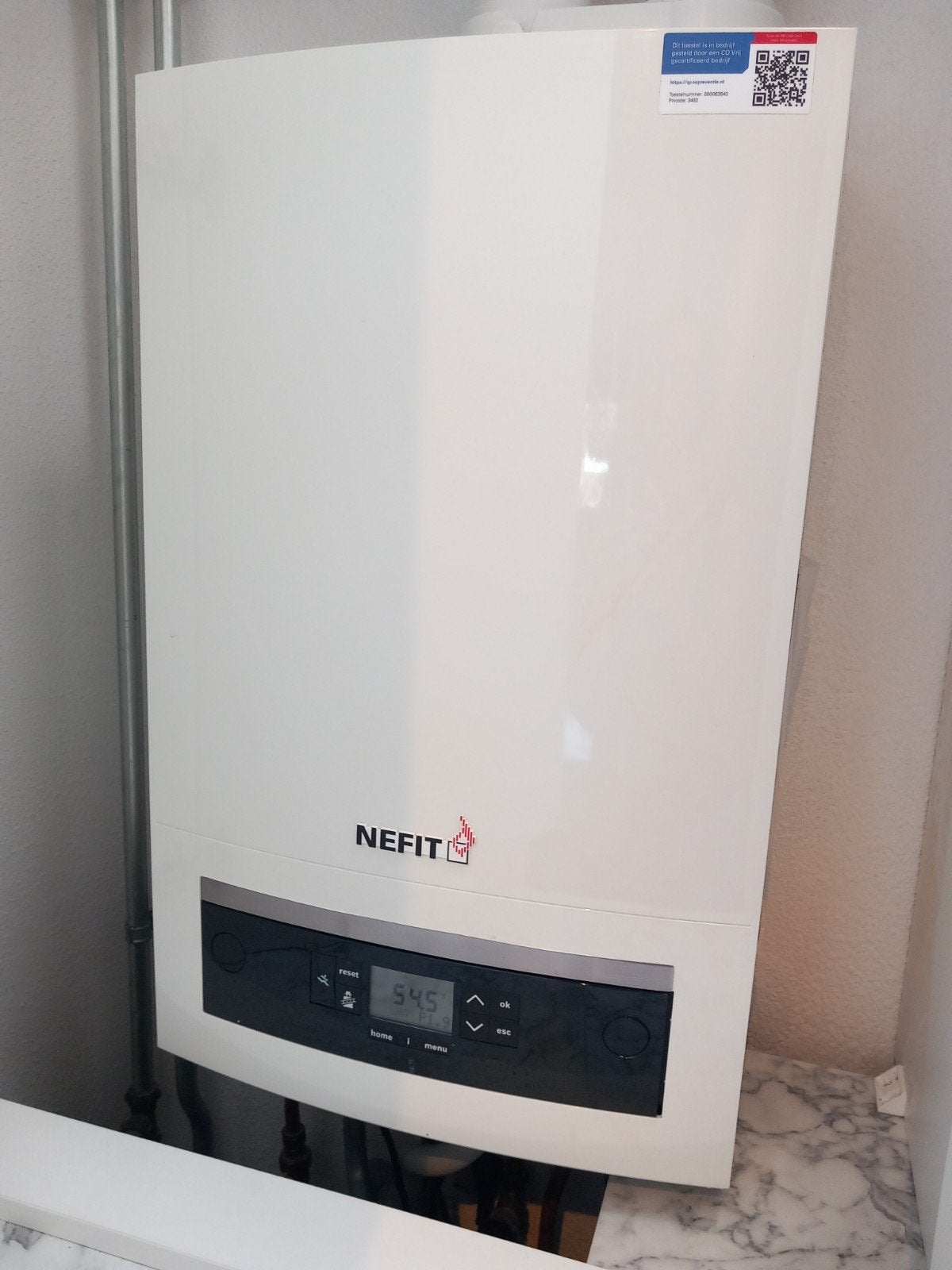 Nefit Trendline II HRC30 CW5, Ophalen, Gebruikt, Boiler, 6 t/m 10 jaar oud