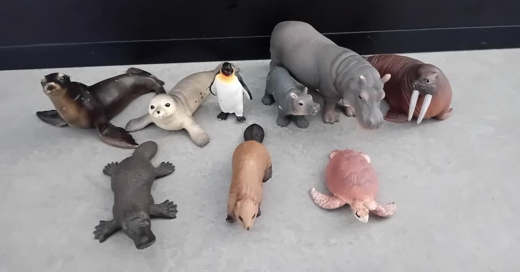 schleich zeedieren, Verzamelen, Dierenverzamelingen, Ophalen of Verzenden, Zo goed als nieuw, Wild dier, Beeldje of Figuurtje