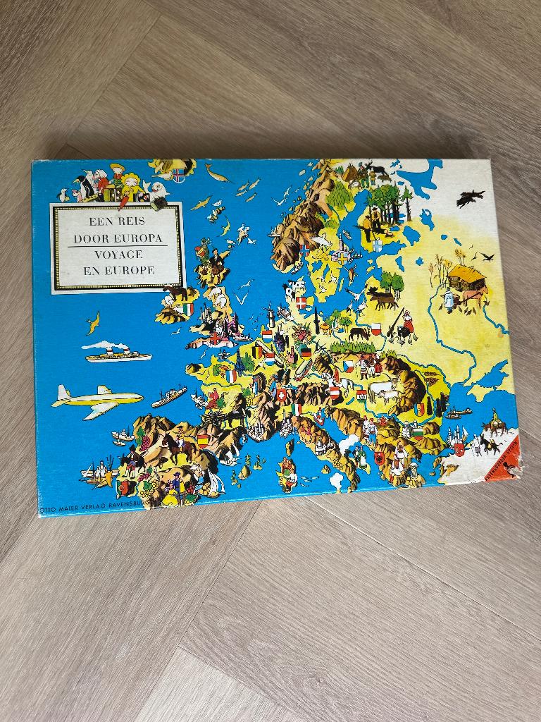 Spelletje GRATIS- Een reis door Europa, Hobby en Vrije tijd, Gezelschapsspellen | Bordspellen, Ophalen of Verzenden, Gebruikt