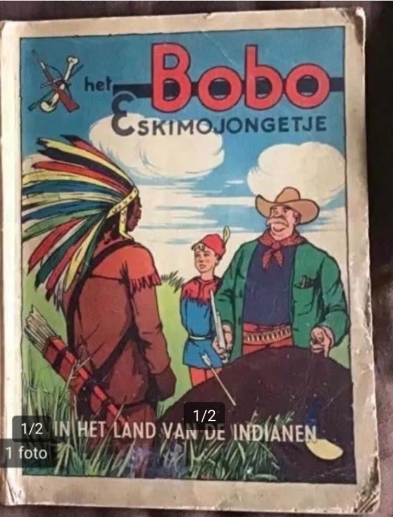 Volledige reeks Bobo het eskimojongetje uit 1956-1958, Meerdere stripboeken, Ophalen of Verzenden, Gelezen