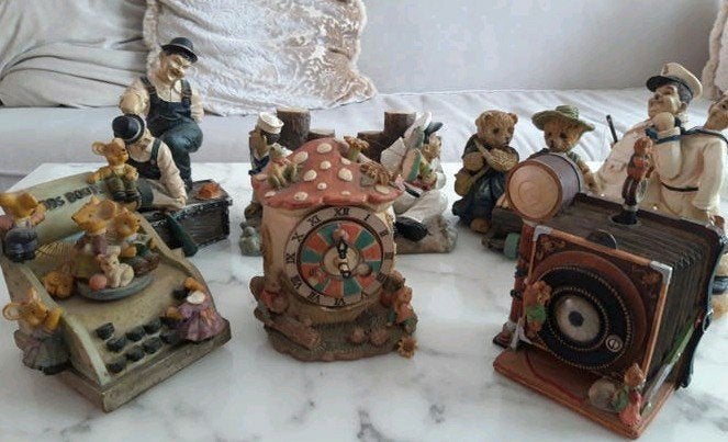 Verzameling van diverse beeldjes en muziekdozen, Verzamelen, Beelden en Beeldjes, Gebruikt, Dier, Ophalen of Verzenden