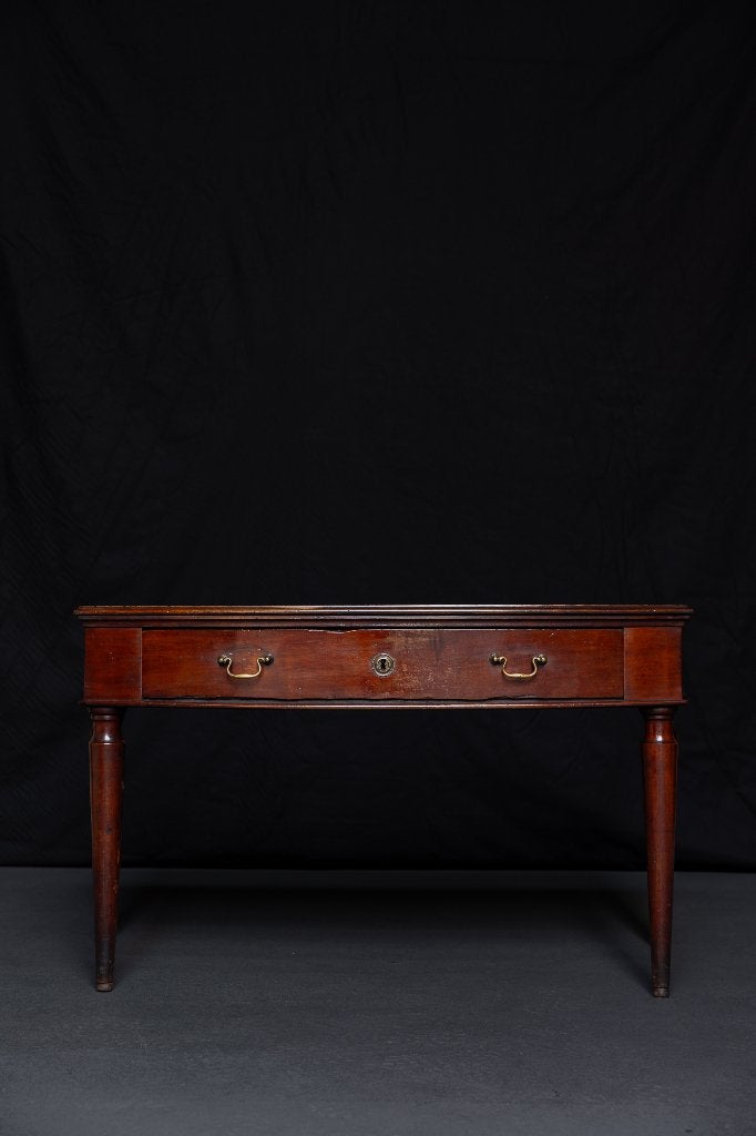Schrijftafel Mahonie Antiek Serveertafel Sidetable Desk Hout, Ophalen of Verzenden
