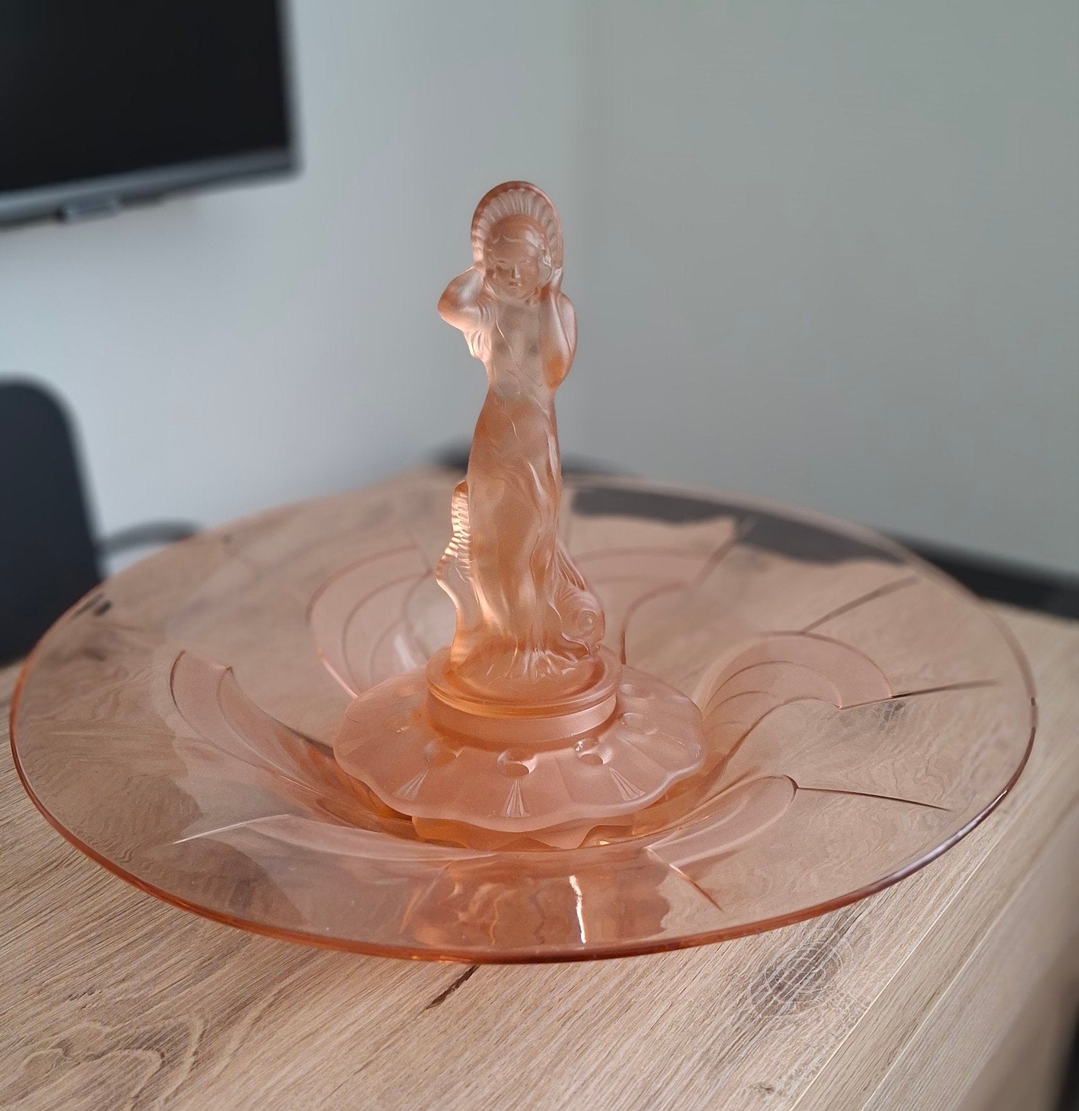 Prachtige 3-delige Art Deco Walther & Söhne Schaal 'Arabella, Antiek en Kunst, Ophalen of Verzenden