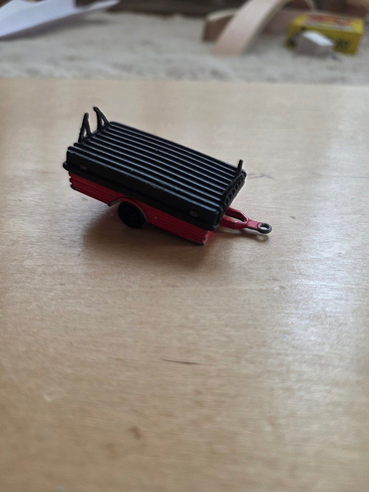 Majorette aanhangwagen uit 1980 - Vintage speelgoed, Ophalen of Verzenden
