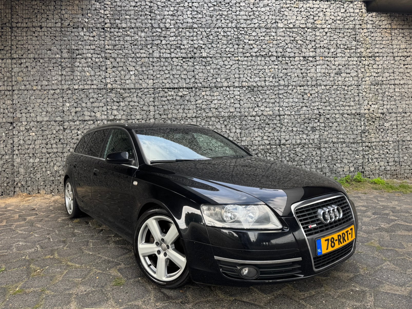 Audi A6 2.8 FSI 154KW Avant 2008 Zwart/S LINE/APK 07-2027/, Auto's, Voorwielaandrijving, Dealer onderhouden, Zwart, 2773 cc