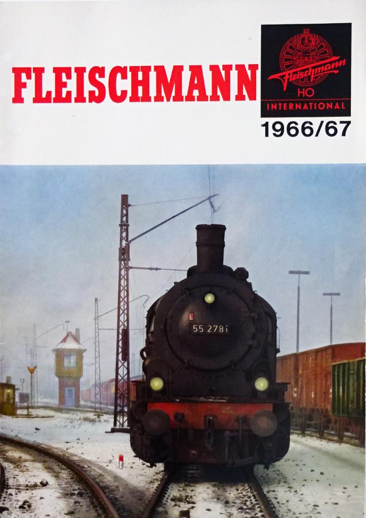 Fleischmann catalogus 1966-1967 D, Gelijkstroom, Fleischmann, Zo goed als nieuw, Analoog