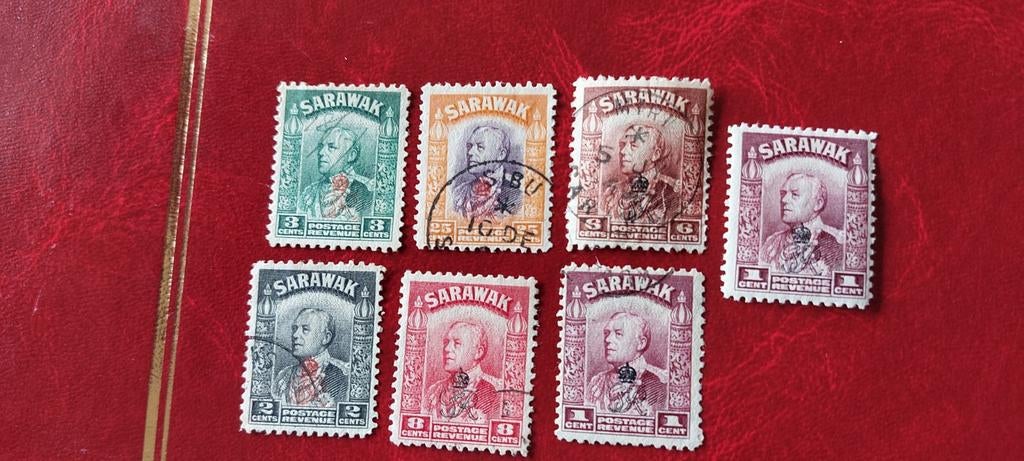 Sarawak, Ophalen of Verzenden, Gestempeld, Zuid-Azië