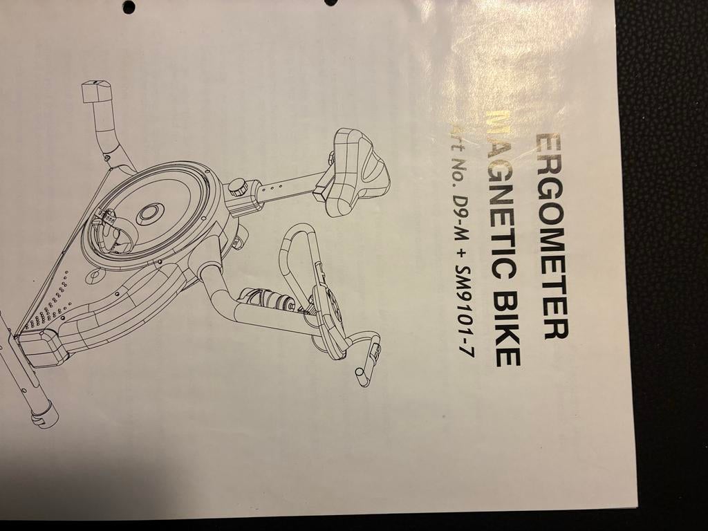 Magnetische Ergometer Hometrainer in prima staat, Ophalen of Verzenden, Zo goed als nieuw, Metaal, Benen