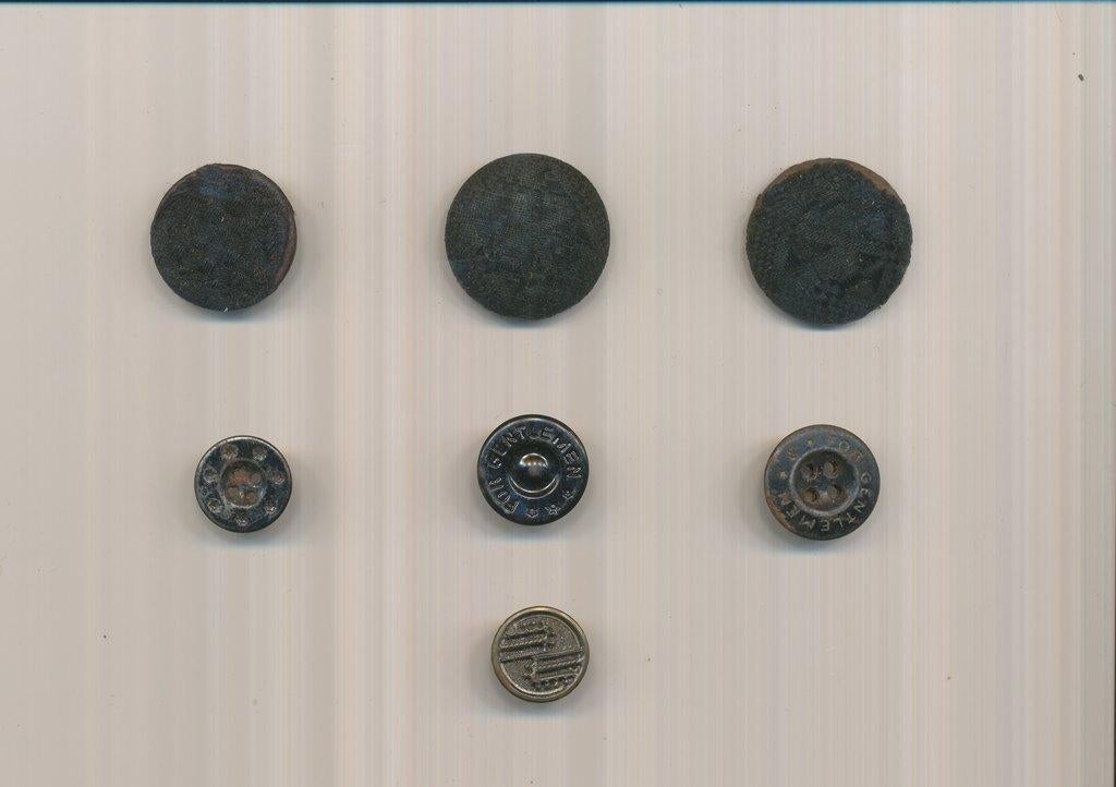 7 diverse antieke / vintage knopen verschillende periodes., Sieraden, Tassen en Uiterlijk, Antieke sieraden, Ophalen of Verzenden