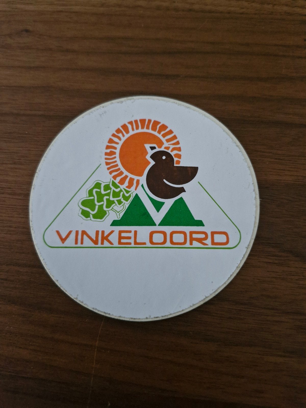 9190 Vintage Vinkeloord Sticker - Zeldzaam Verzamelobject, Ophalen of Verzenden, Gebruikt, Overige typen