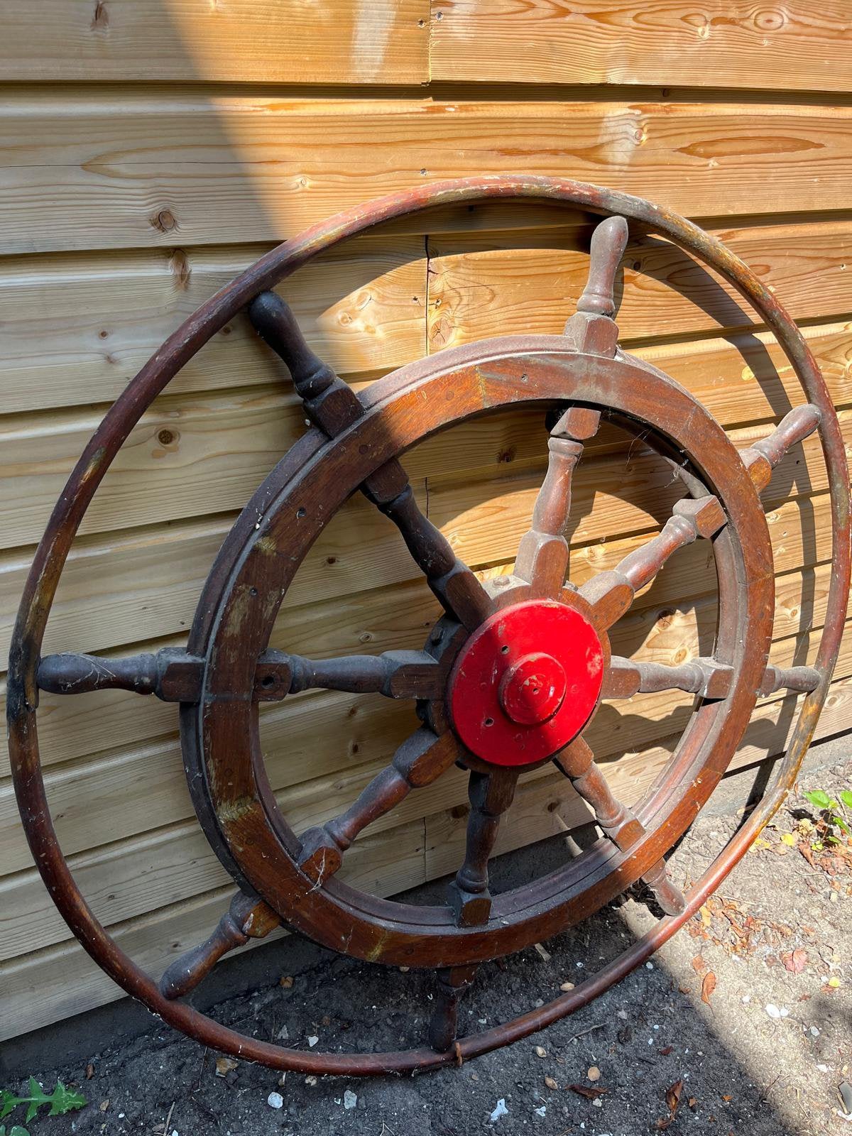 Stuurrad 110 doorsnee, Ophalen, Zo goed als nieuw, Zeilboot of Motorboot