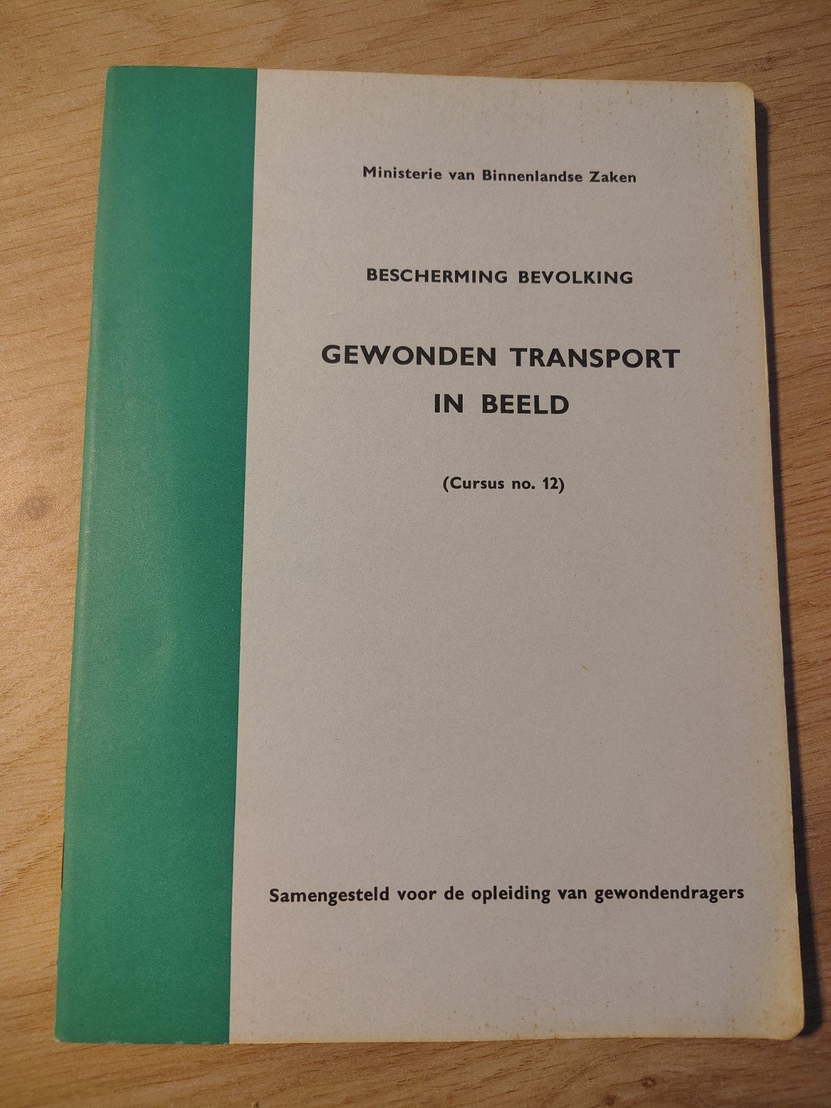 Bescherming Bevolking Gewonden transport in beeld, Verzamelen, Ophalen of Verzenden, Landmacht, Nederland