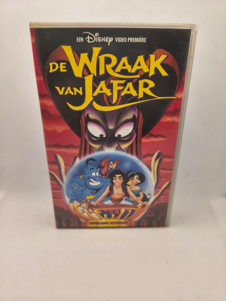 Disney de wraak van Jafar VHS, Alle leeftijden, Ophalen of Verzenden, Zo goed als nieuw