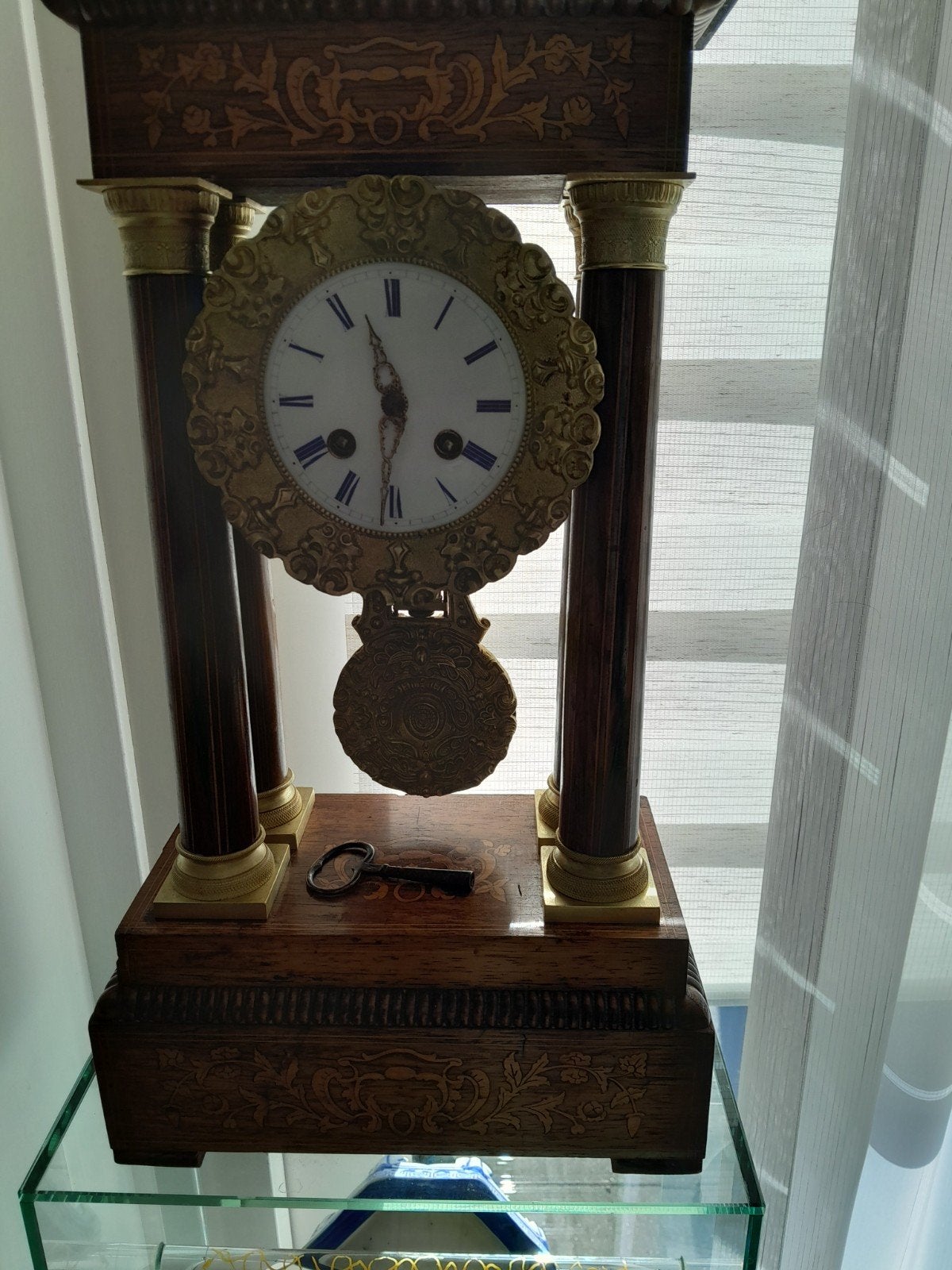 Zeer mooie kolommen pendule, Ophalen of Verzenden