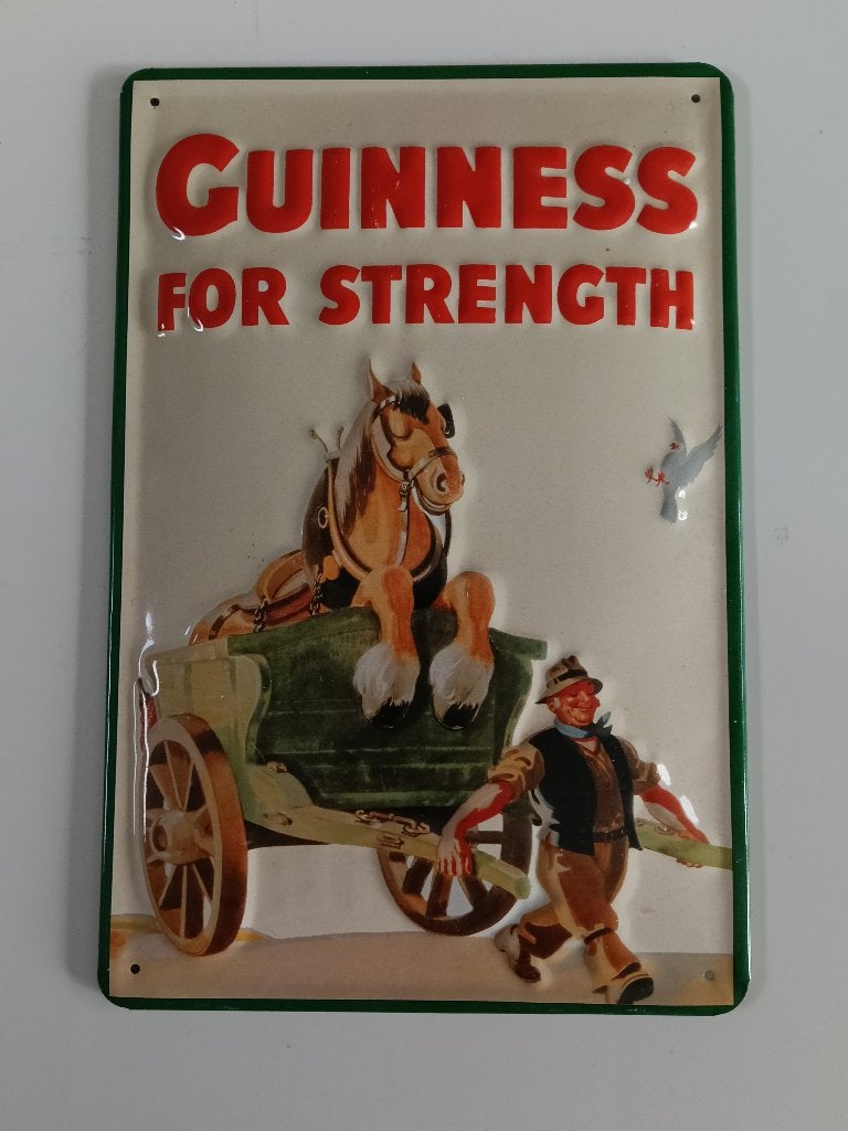 Guiness bier reclame, Ophalen of Verzenden, Nieuw, Reclamebord, Plaat of Schild, Overige merken