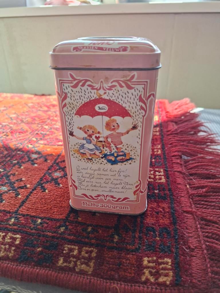 Vintage blik venz hagelslag, Ophalen of Verzenden, Gebruikt, Overige