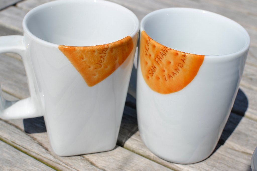 7 stoere Verkade bekers mokken Nicolai Carels Dutch design, Overige materialen, N, N, Zo goed als nieuw