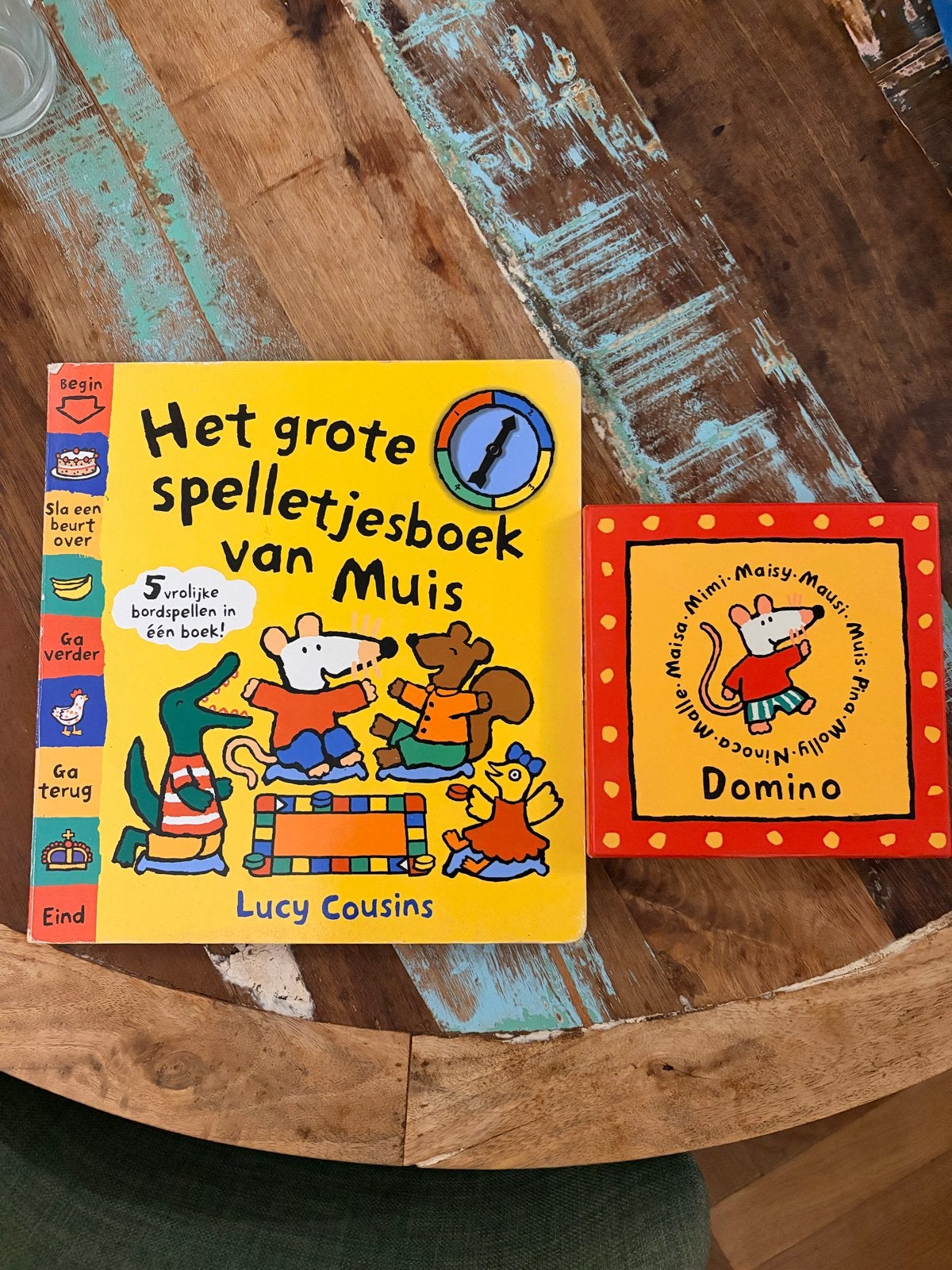 Het Grote Spelletjesboek van Muis & Maisy Domino, Een of twee spelers, Ophalen of Verzenden, Gebruikt