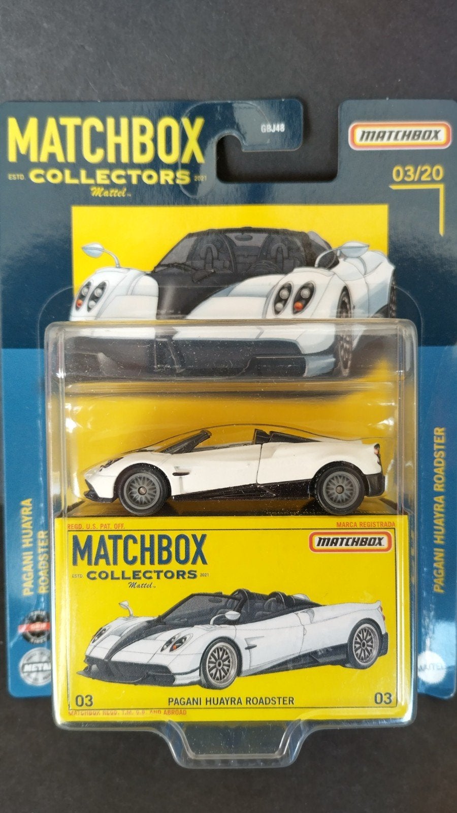 Pagani Huayra Roadster 1:64 Matchbox Collectors Pol, Auto, Verzenden, Nieuw, M