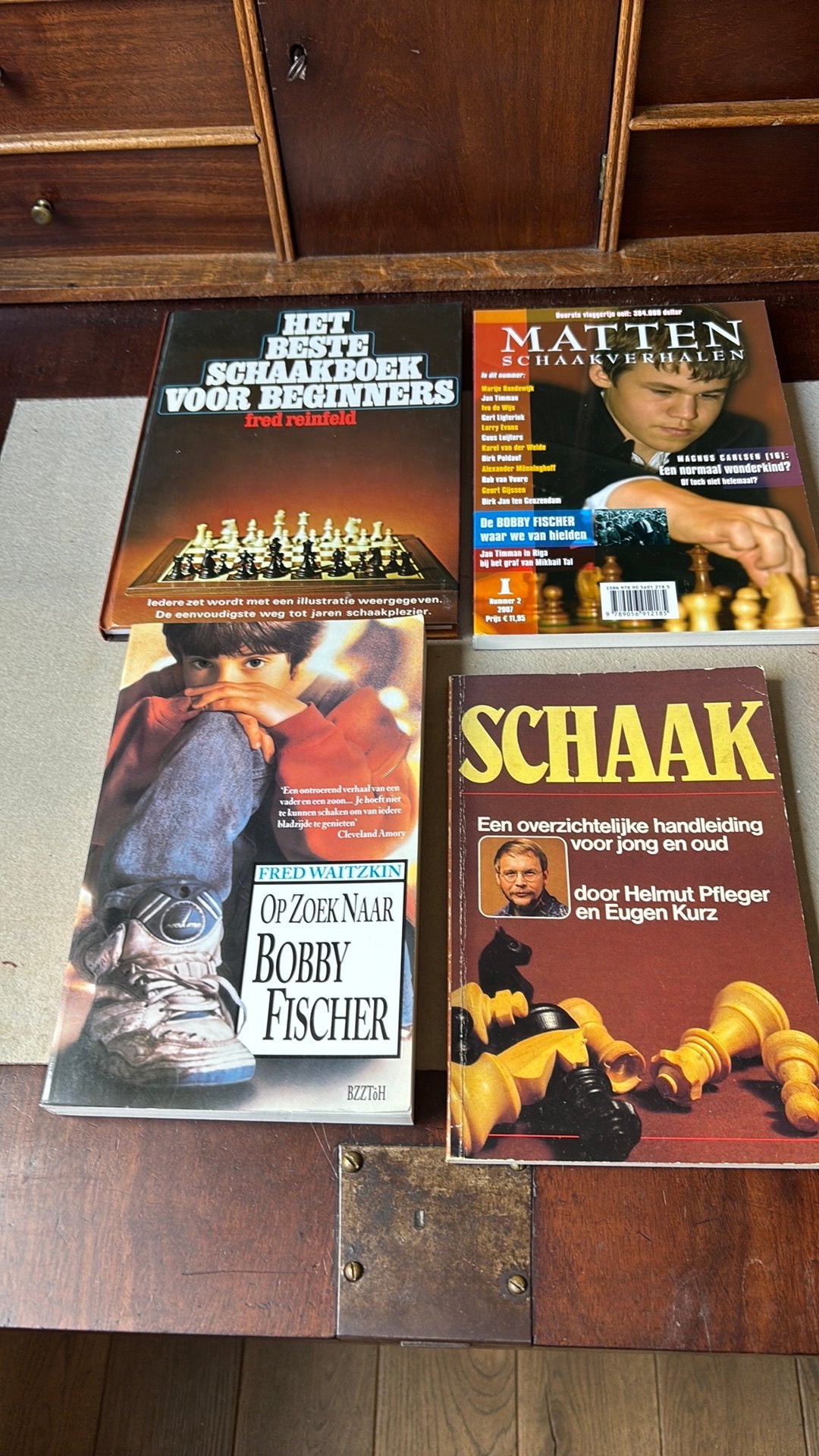 Schaken- Matten - Schaak - Op zoek naar Bobby Fischer, Ophalen of Verzenden, Zo goed als nieuw