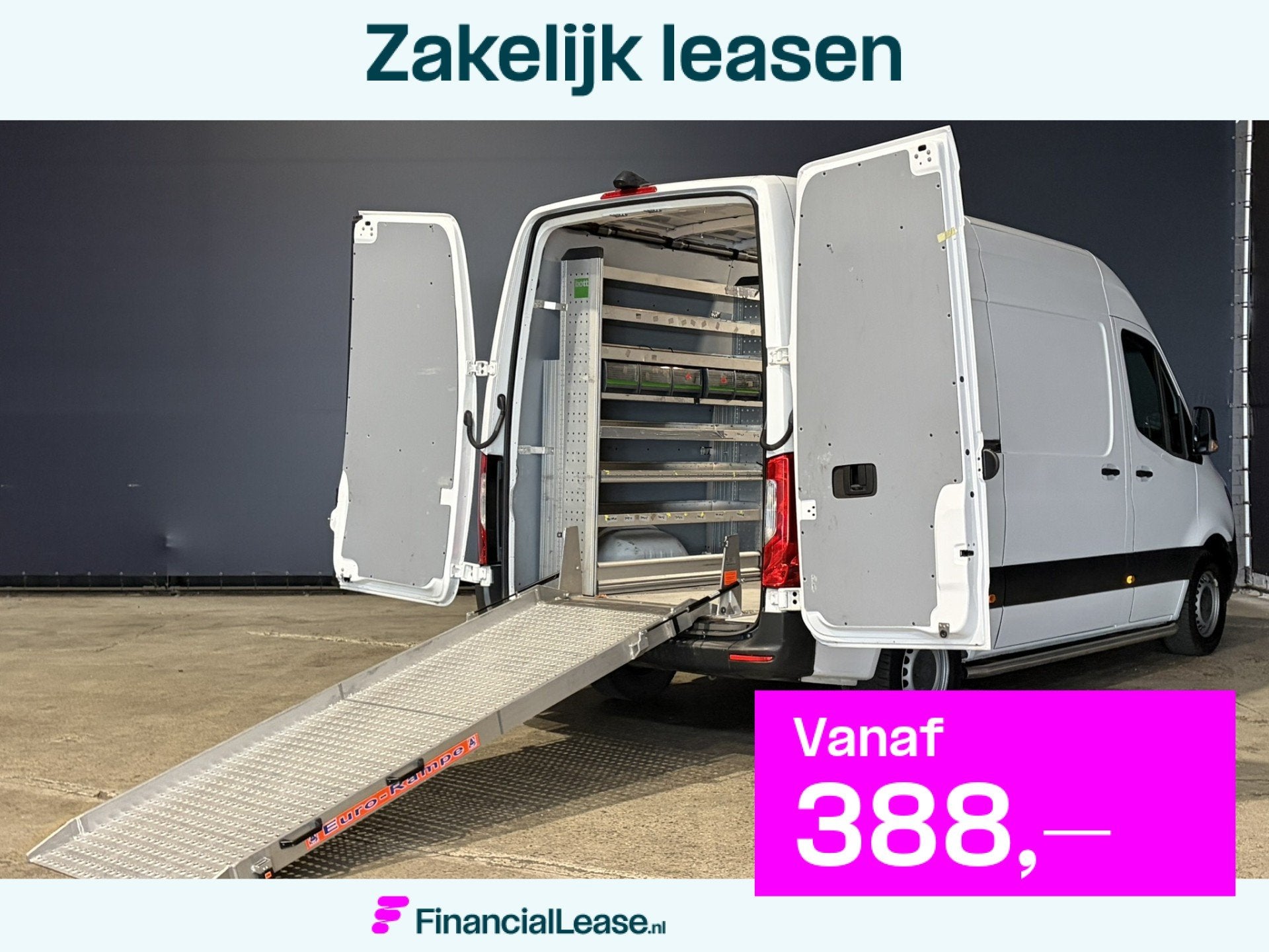 Mercedes-Benz Sprinter 311 CDI L2H2 Inrichting Oprijplaat Eu, Dealer onderhouden, Gebruikt, 4 cilinders, 2000 kg