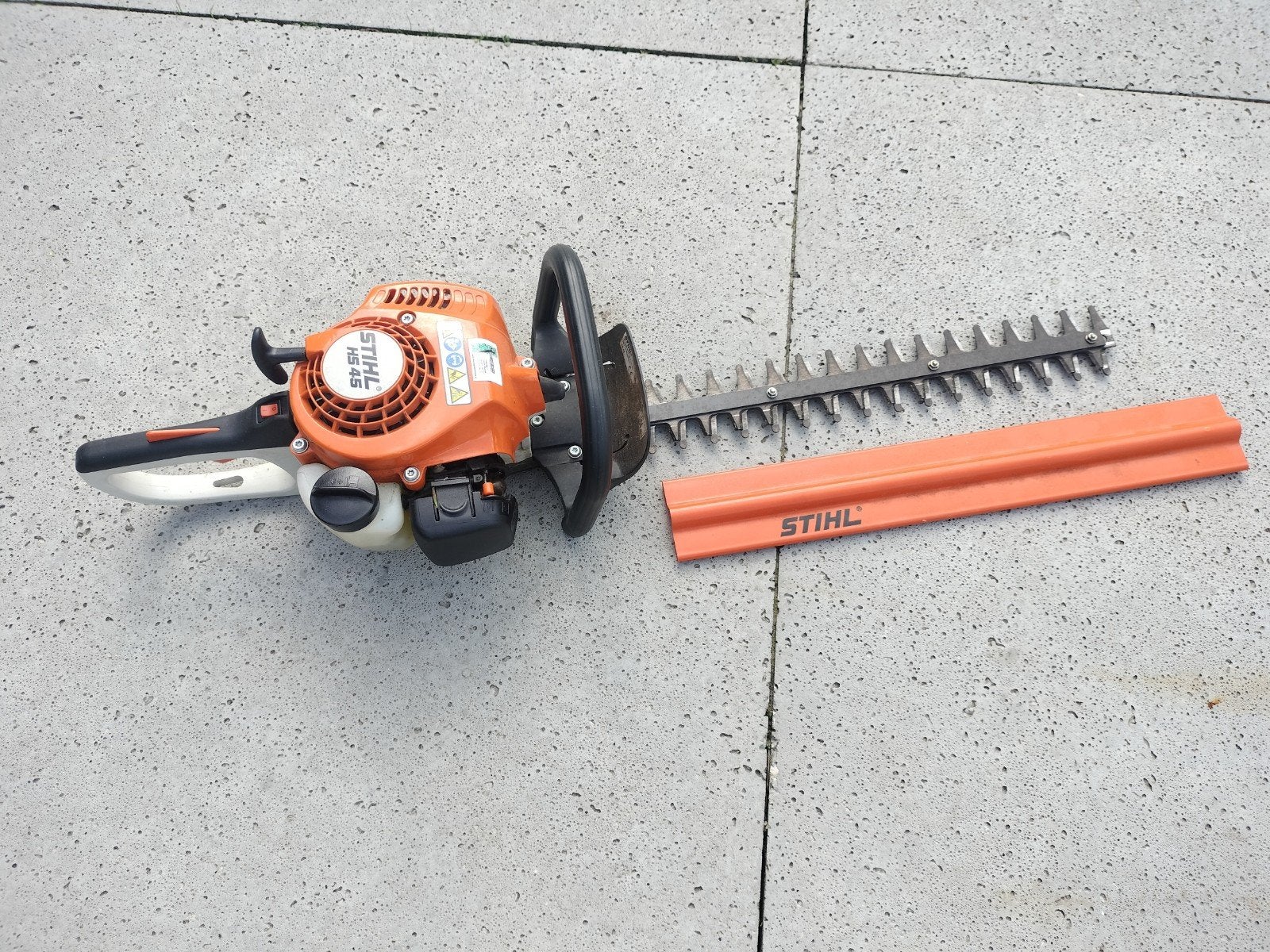 Stihl HS 45 Heggenschaar - Benzine, Ophalen, Zo goed als nieuw, Benzine, Stihl