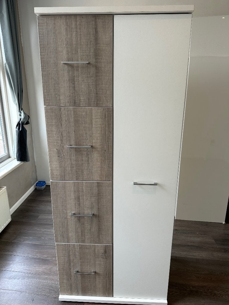 Kasten, Ophalen, Met deur(en), Zo goed als nieuw, Minder dan 100 cm