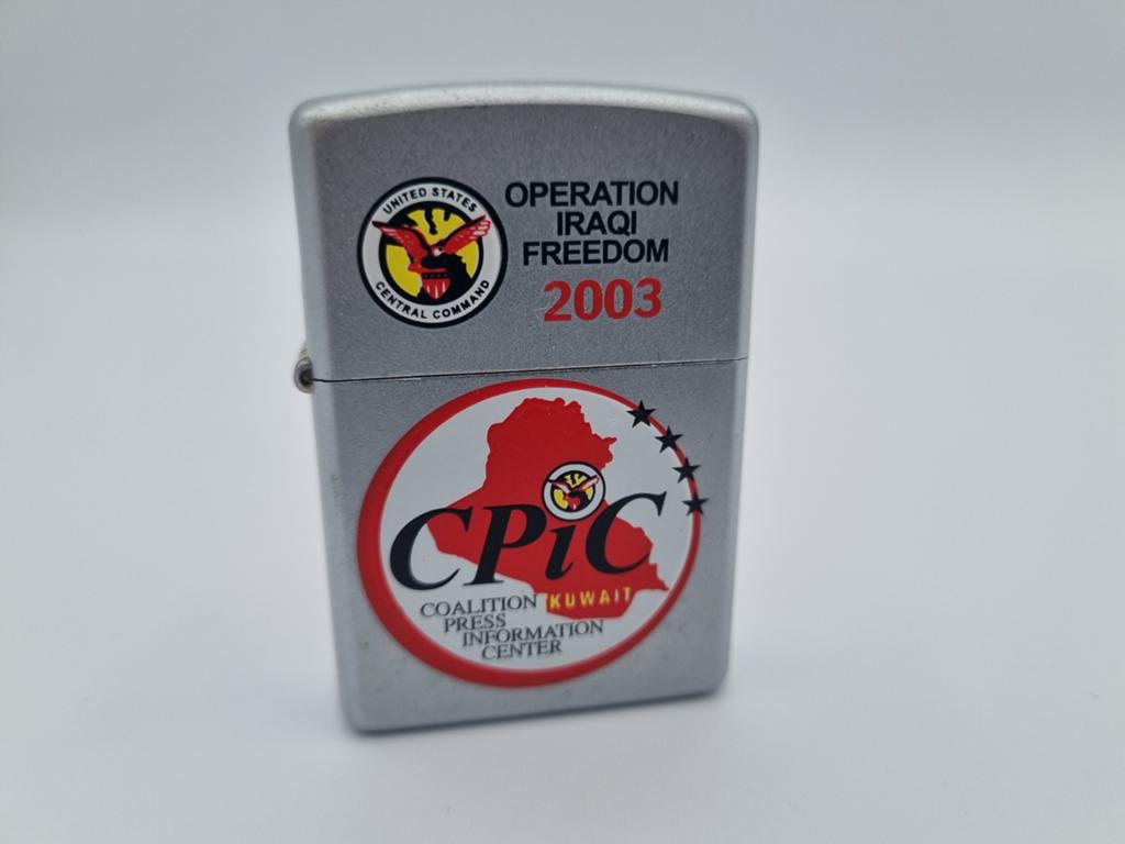 Zippo Operation Iraqi Freedom 2003 ZELDZAAM, Verzamelen, Verzenden, Nieuw, Aansteker