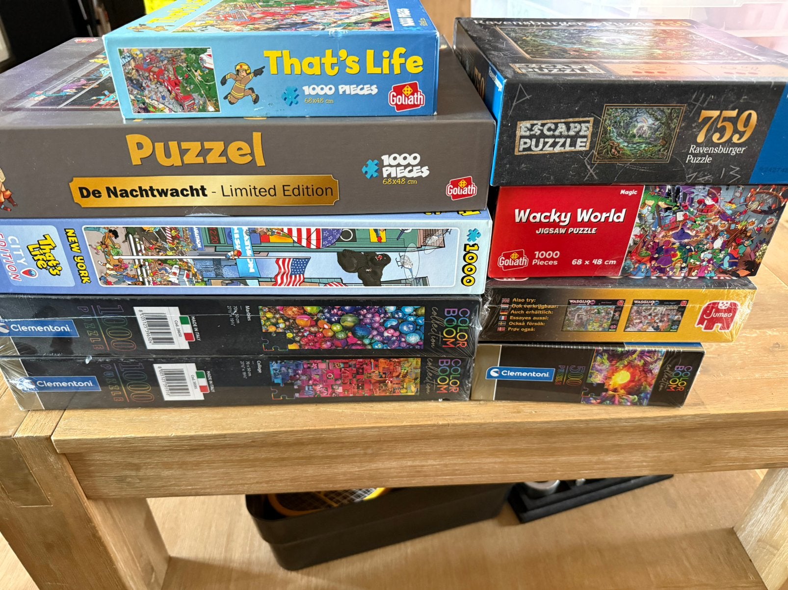 Puzzel puzzels nieuw, Ophalen of Verzenden, 500 t/m 1500 stukjes, Nieuw, Legpuzzel