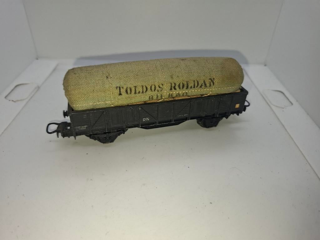 Elektrotren goederen wagon in ho, Overige merken, Gebruikt, Gelijkstroom of Wisselstroom, Wagon