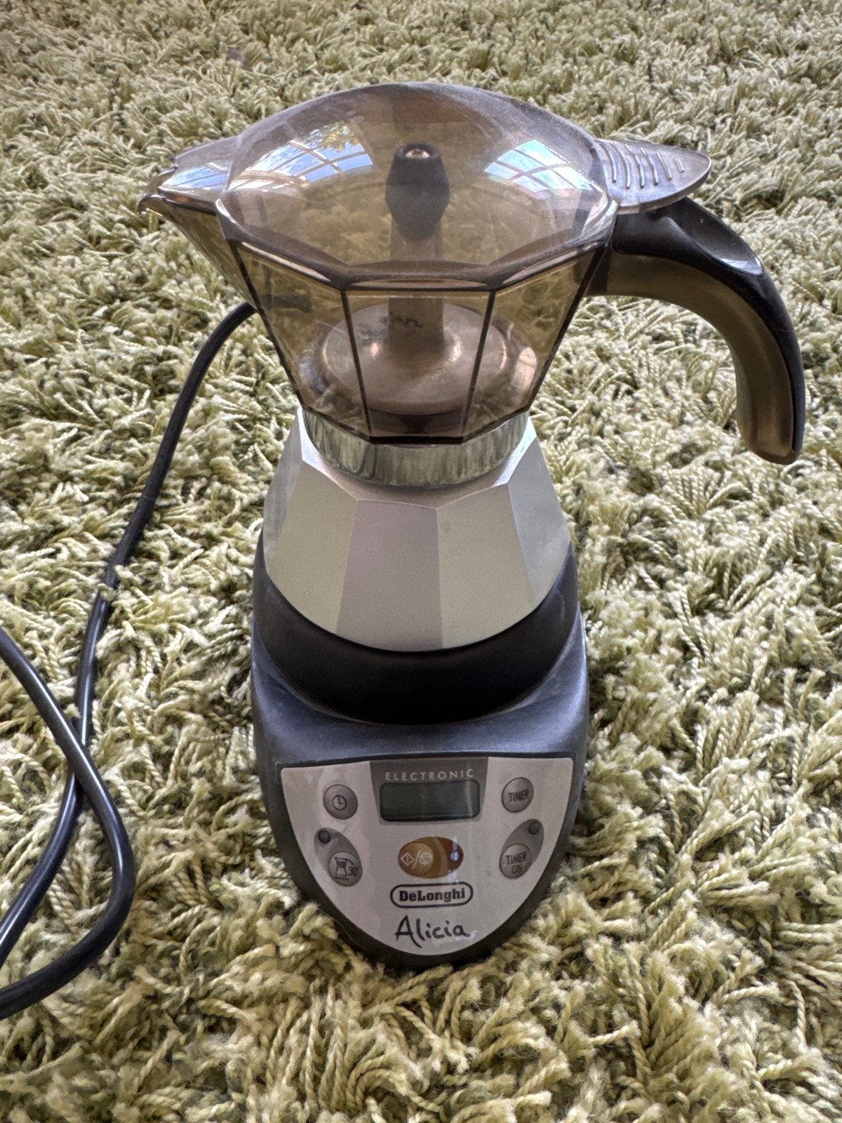 DeLonghi Alicia Elektrische Koffiezetapparaat, Witgoed en Apparatuur, Gebruikt, Koffiemachine, Gemalen koffie, Ophalen of Verzenden