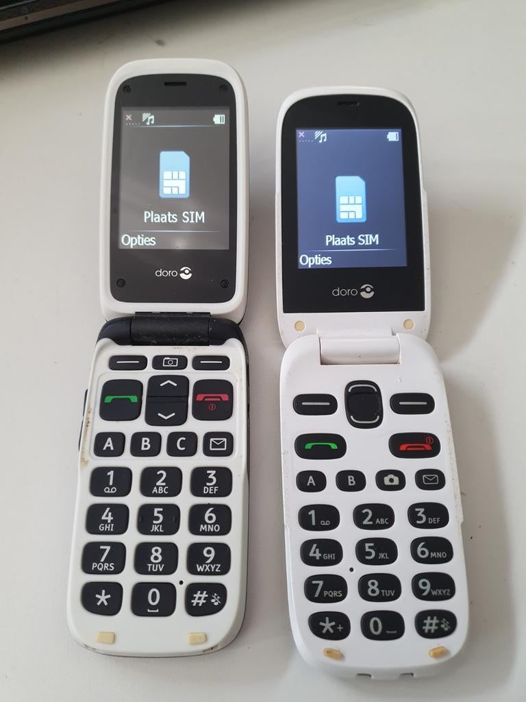 Senioren mobiel 2X, Ophalen of Verzenden, Gebruikt, 2 handsets