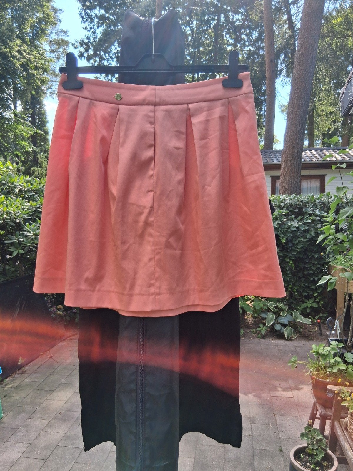Kocca rok in koraalroze, maat L, Kleding | Dames, Rokken, Ophalen of Verzenden