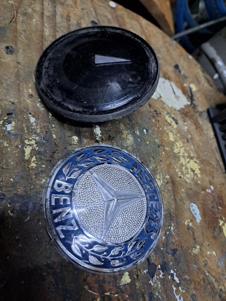 Mercedes Benz embleem, Ophalen of Verzenden, Gebruikt, Mercedes-Benz, Motorkap