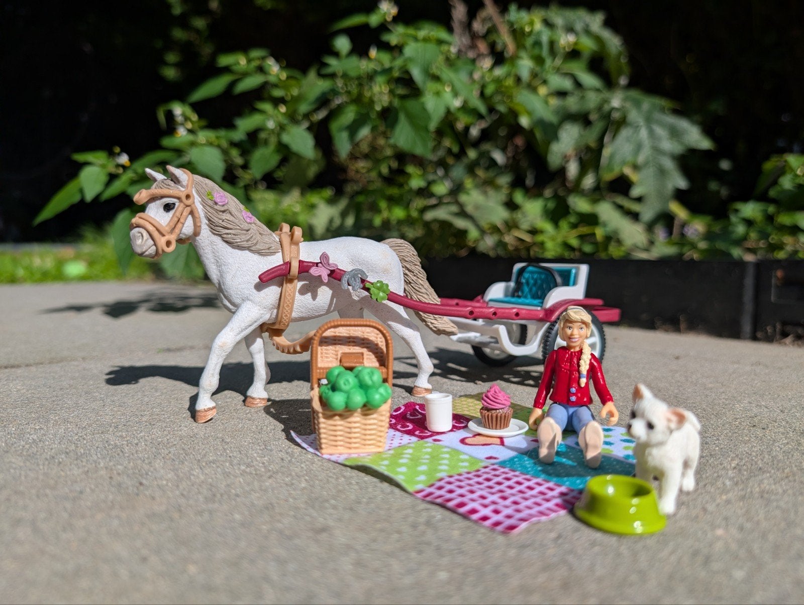 Schleich paardenkoets met figuur en accessoires, Ophalen of Verzenden, Zo goed als nieuw, Jongen of Meisje