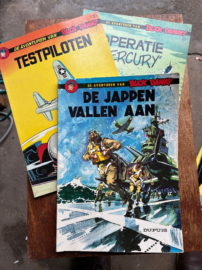 LOSSE VERKOOP ; Buck Danny ; vele delen , zie omschrijving, Meerdere stripboeken, Ophalen of Verzenden, Zo goed als nieuw, Charlier - Hubinon