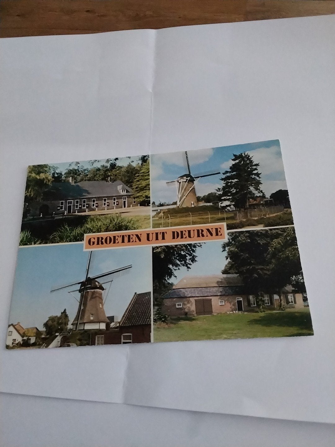 Ansichtkaart Groeten uit Deurne - Molens en Boerderijen, Verzamelen, Ophalen of Verzenden, 1960 tot 1980, Ongelopen, Noord-Brabant