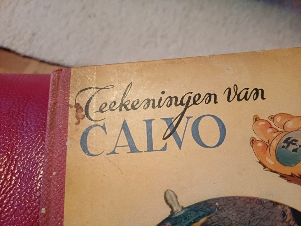 Het BEEST IS DOOD! Eerste druk 1946 - Calvo, Eén stripboek, Ophalen of Verzenden, Gelezen, Calvo