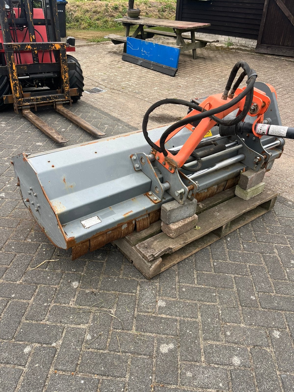 Hydraulisch verstelbare KLEPELMAAIER, Ophalen of Verzenden, Weidebouw