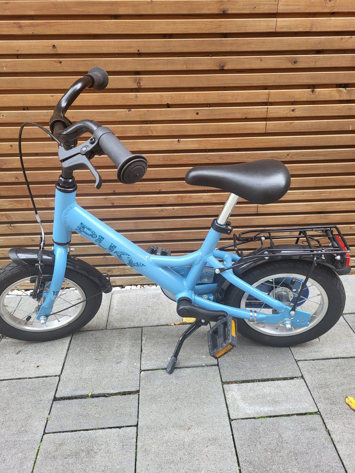 Blauwe fiets (Puky Youke), Fietsen en Brommers, Ophalen, Terugtraprem, Gebruikt, Puky