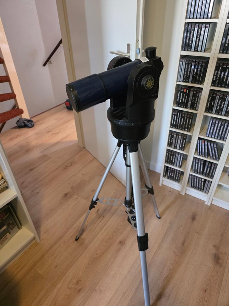 Meade ETX-70AT telescoop met standaard, tas en lenzen, Audio, Tv en Foto, Optische apparatuur | Telescopen, Ophalen