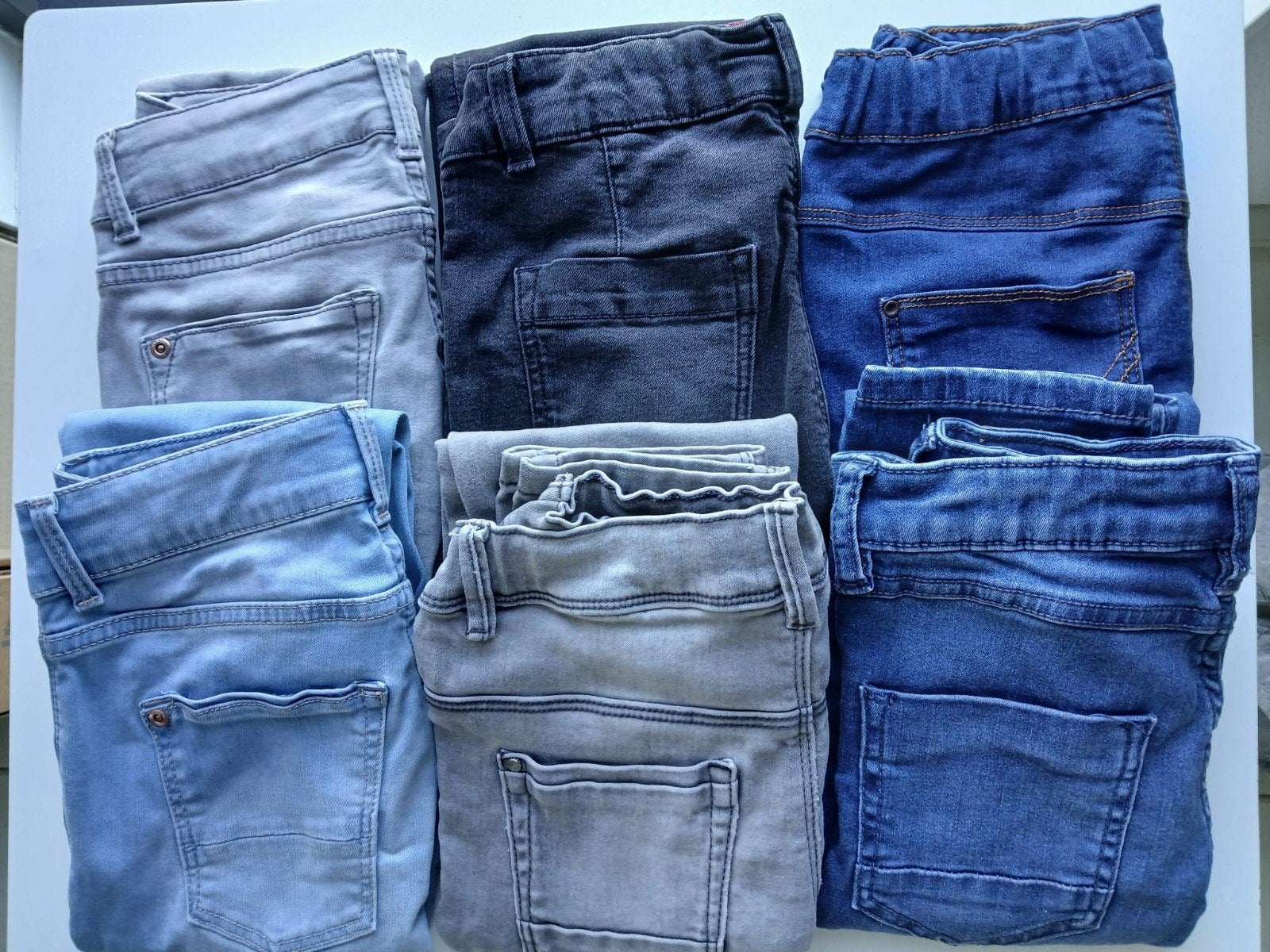 6x skinny jeans (Vingino, Name it, Cars, WE) maat 152, Broek, Meisje, Ophalen of Verzenden, Zo goed als nieuw