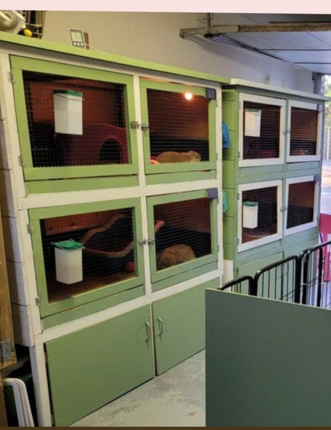2x grote Konijnenflat, Ophalen, 110 cm of meer, Hamster, 90 cm of meer