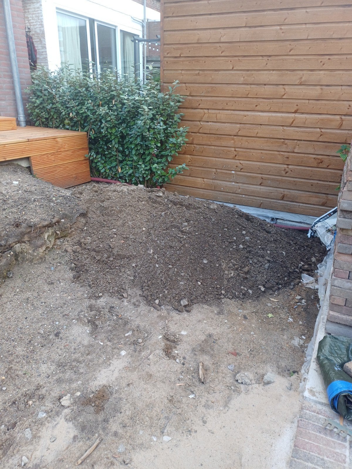 Gratis grond met wat puin, Tuin en Terras, Ophalen, Gebruikt, Overige typen