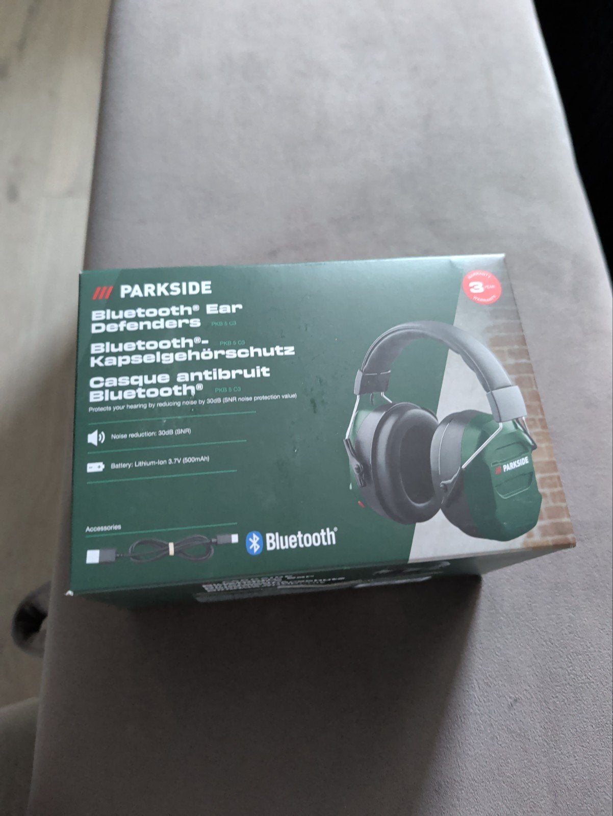 PARKSIDE Bluetooth Gehoorbeschermer - Nieuw in doos, Audio, Tv en Foto, Gehoorbeschermer, Nieuw, Draadloos, Groen