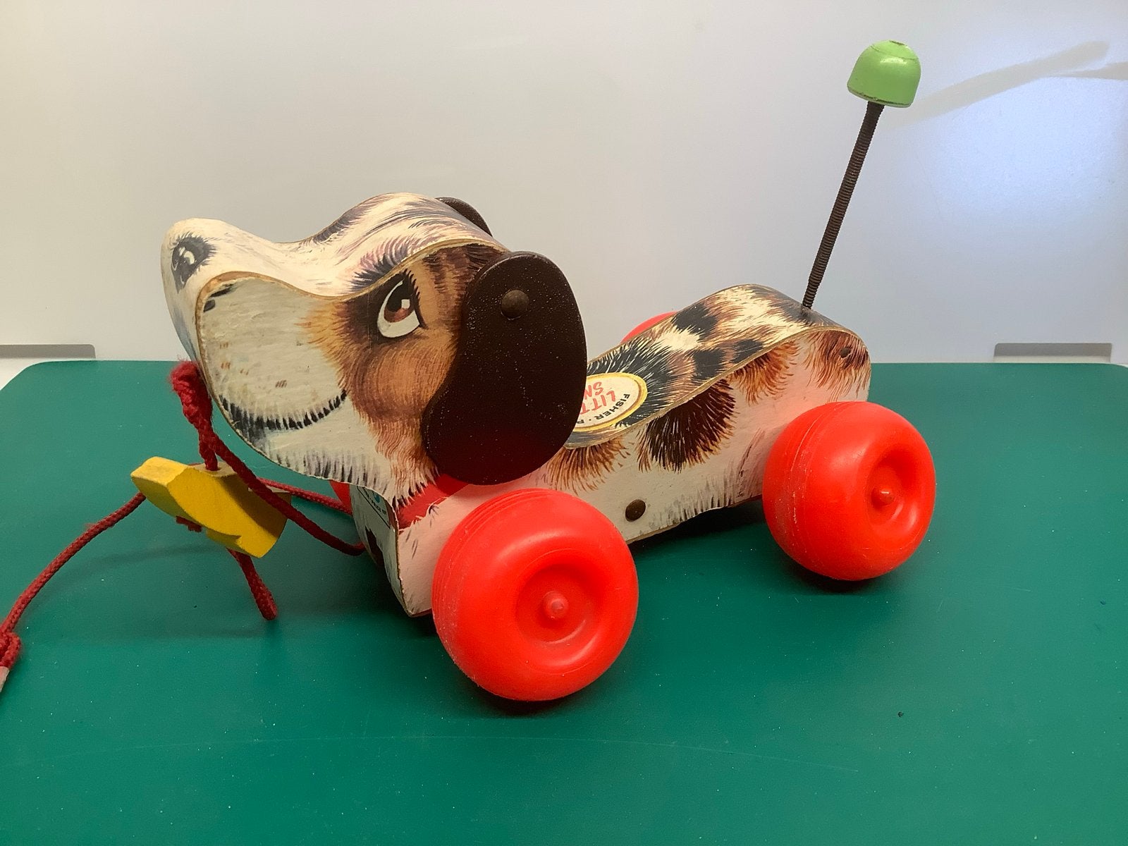 Vintage Fisher-Price Little Snoopy Duw- en Trekspeelgoed, Ophalen of Verzenden, Gebruikt, Duw- of Trekspeelgoed, Met geluid