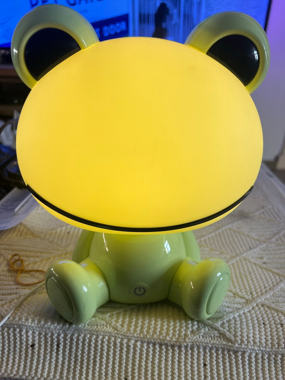 Lucide Kikker Kinderlamp - Groen LED Tafellamp, Kunststof, LED verlichting, Groen, Kinderlamp